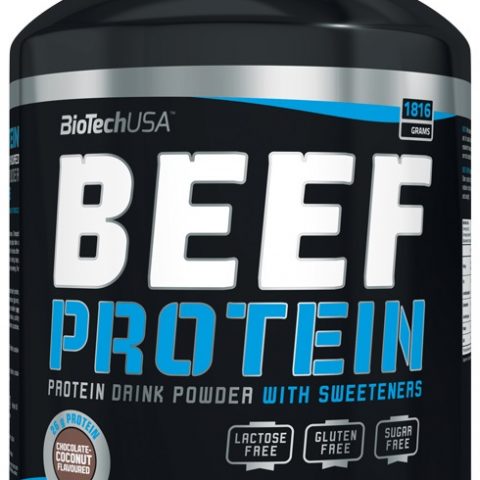 BioTechUSA Beef Protein, Strawberry - 1816g