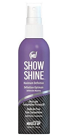 Pro Tan Show Shine, Maximum Definition Ultra Light Competition Posing Oil Spray - 118 ml.