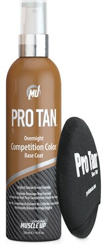 Pro Tan Overnight Competition Color Base Coat, (Spray With Applicator) - 250 ml.