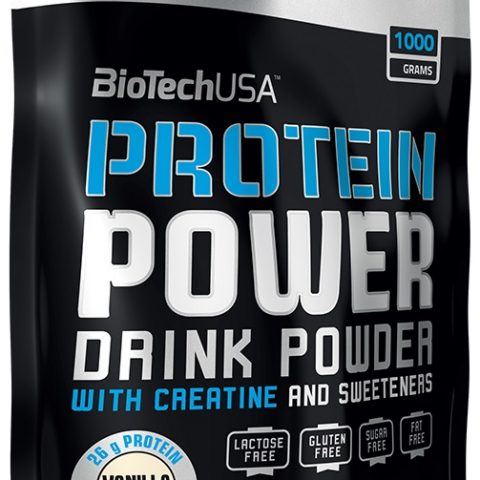 BioTechUSA Protein Power, Strawberry Banana - 1000g