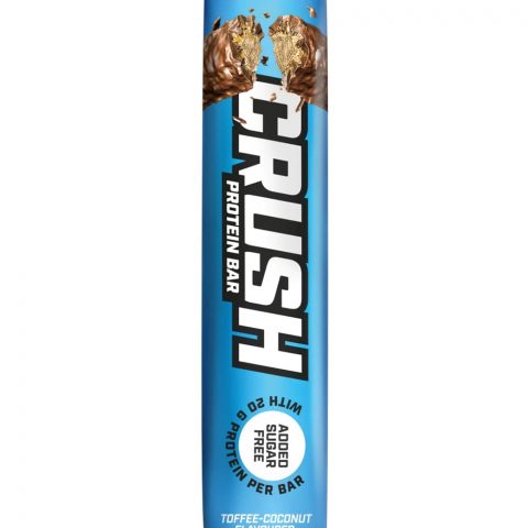 BioTechUSA Crush Bar, Toffee Coconut - 12 x 64g