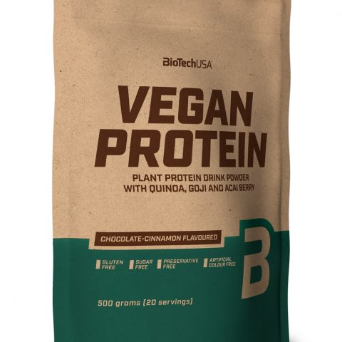 BioTechUSA Vegan Protein, Chocolate-Cinnamon - 500g