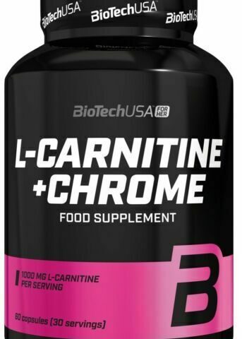 BioTechUSA L-Carnitine + Chrome - 60 caps
