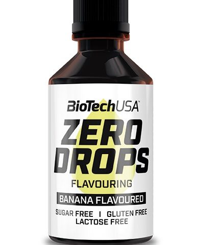 BioTechUSA Zero Drops, Banana - 50 ml.