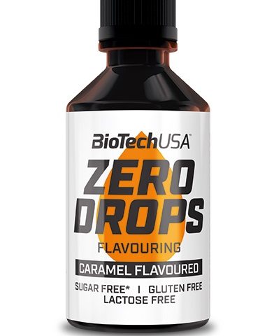 BioTechUSA Zero Drops, Caramel - 50 ml.