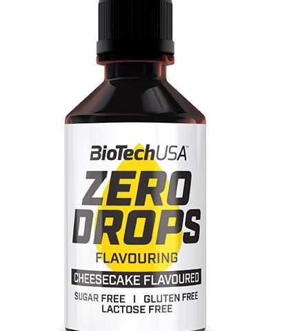 BioTechUSA Zero Drops, Cheesecake - 50 ml.