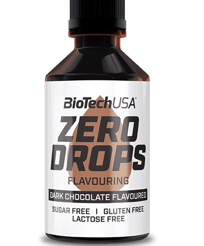 BioTechUSA Zero Drops, Dark Chocolate - 50 ml.