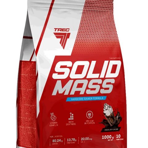 Trec Nutrition Solid Mass, Strawberry - 1000g
