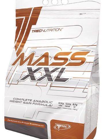 Trec Nutrition Mass XXL, Strawberry - 1000g