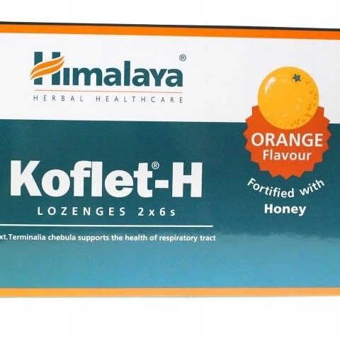 Himalaya Koflet-H, Orange - 12 lozenges