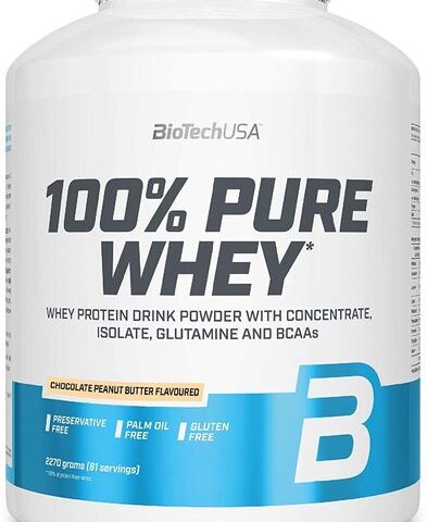 BioTechUSA 100% Pure Whey, Chocolate Peanut Butter - 2270g