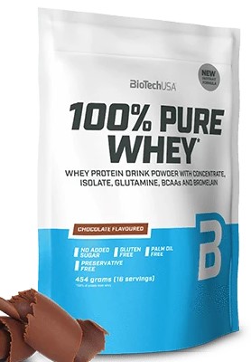 BioTechUSA 100% Pure Whey, Cookies & Cream - 454g