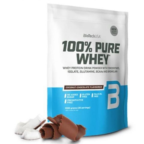 BioTechUSA 100% Pure Whey, Chocolate - 1000g