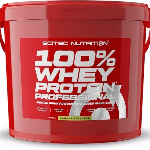 Scitec Nutrition 100% Whey Protein Professional, Banana - 5000g