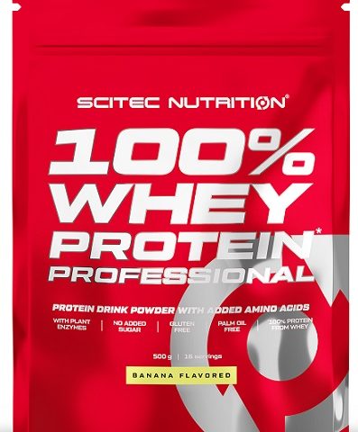 Scitec Nutrition 100% Whey Protein Professional, Banana - 500g