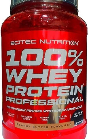 Scitec Nutrition 100% Whey Protein Professional, Peanut Butter - 920g