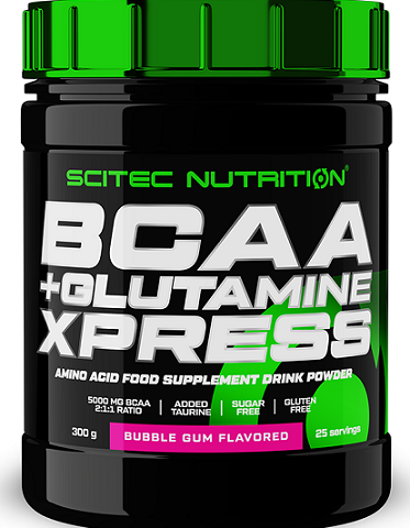 Scitec Nutrition BCAA + Glutamine XPress, Bubble Gum - 600g