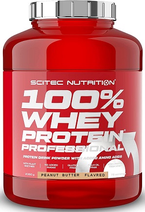 Scitec Nutrition 100% Whey Protein Professional, Peanut Butter - 2350g