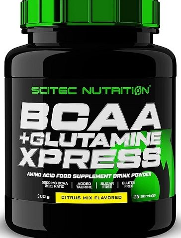 Scitec Nutrition BCAA + Glutamine XPress, Citrus Mix - 300g