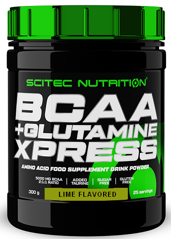 Scitec Nutrition BCAA + Glutamine XPress, Lime - 300g