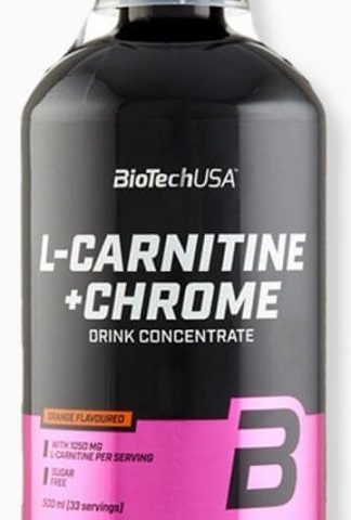 BioTechUSA L-Carnitine + Chrome, Orange - 500 ml.