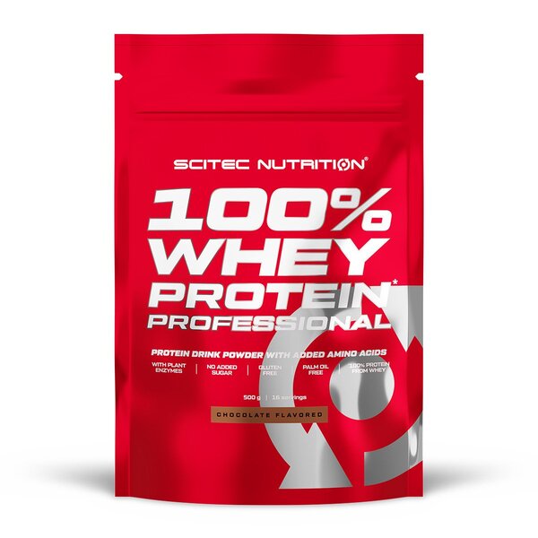 Scitec Nutrition 100% Whey Protein Professional, Chocolate - 500g