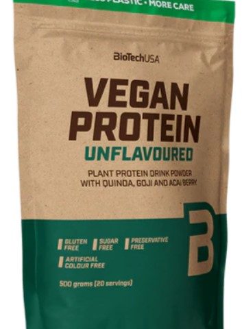 BioTechUSA Vegan Protein, Unflavoured - 500g