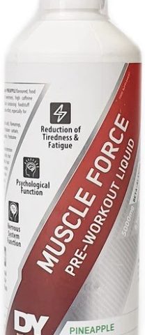 Dorian Yates Muscle Force Liquid Pre-Workout, Pineapple - 500 ml.