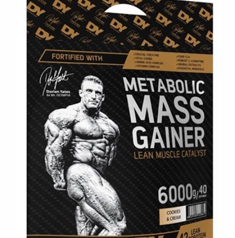 Dorian Yates Metabolic Mass Gainer, Cookies & Cream - 6000g