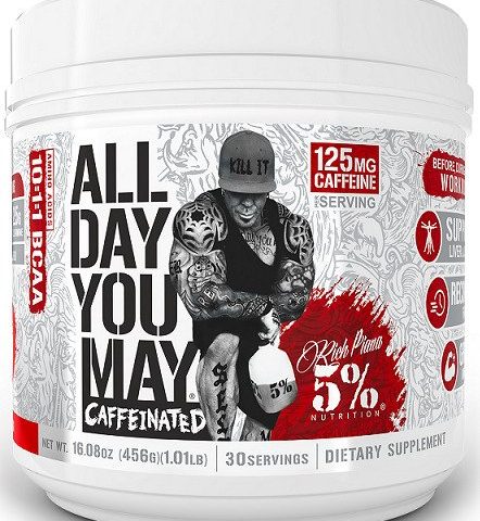 5% Nutrition AllDayYouMay Caffeinated - Legendary Series, Southern Sweet Tea - 462g