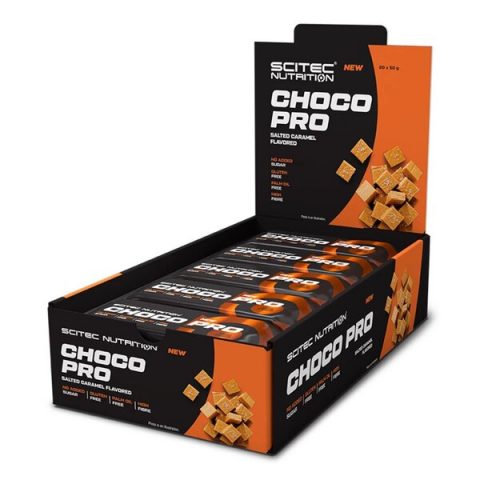 Scitec Nutrition Choco Pro Bar, Salted Caramel - 20 x 50g