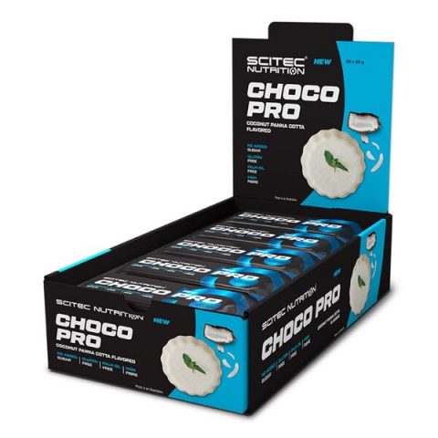 Scitec Nutrition Choco Pro Bar, Strawberry White Chocolate - 20 x 50g