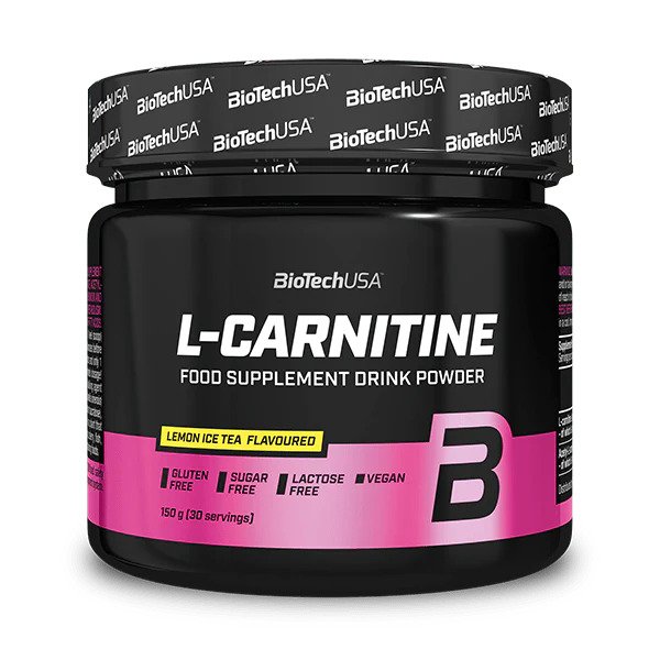 BioTechUSA L-Carnitine Drink Powder, Lemon Ice Tea - 150g