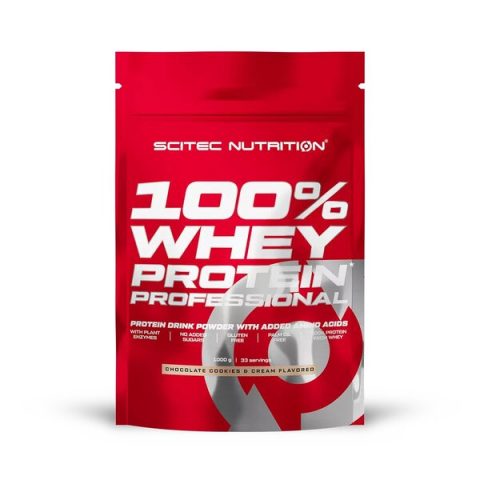 Scitec Nutrition 100% Whey Protein Professional, Chocolate Cookies & Cream - 1000g
