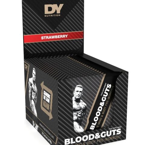 Dorian Yates Blood and Guts Sachets, Strawberry - 20 x 19g