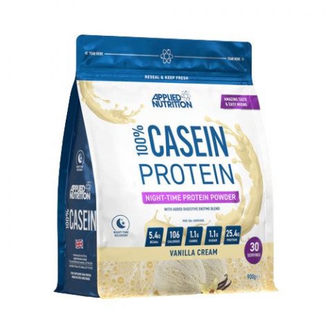 Applied Nutrition 100% Casein Protein, Vanilla Cream - 900g