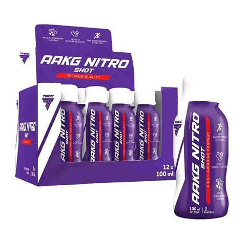 Trec Nutrition AAKG Nitro Shot, Wild Strawberry - 12 x 100ml.