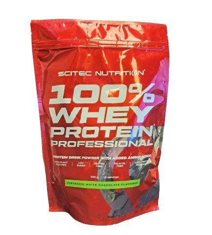Scitec Nutrition 100% Whey Protein Professional, Pistachio White Chocolate - 500g