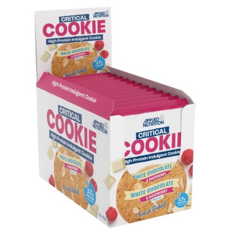 Applied Nutrition Critical Cookie, White Chocolate & Raspberry - 12 x 73g