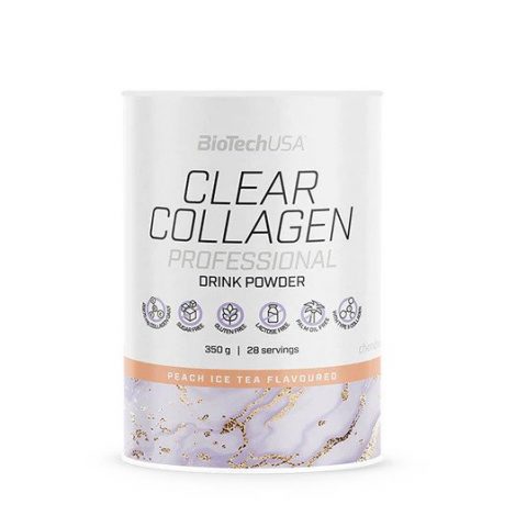 BioTechUSA Clear Collagen Professional, Peach Ice Tea - 350g