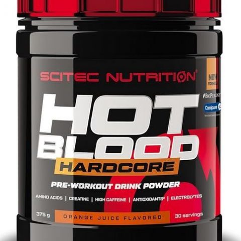 Scitec Nutrition Hot Blood Hardcore, Orange Juice - 375g