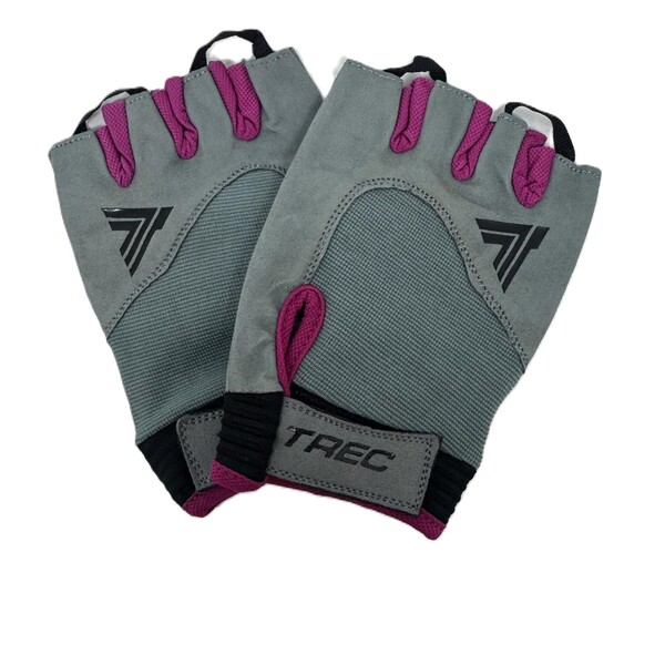 Trec Nutrition Ladies Gloves, Grey & Pink - Medium