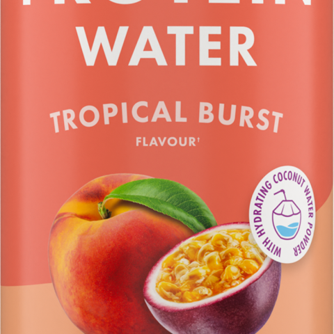 Applied Nutrition Sparkling Protein Water, Tropical Burst - 12 x 330 ml.