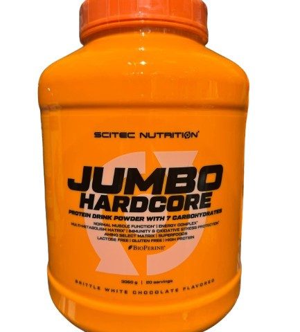 Scitec Nutrition Jumbo Hardcore, Brittle White Chocolate - 3060g