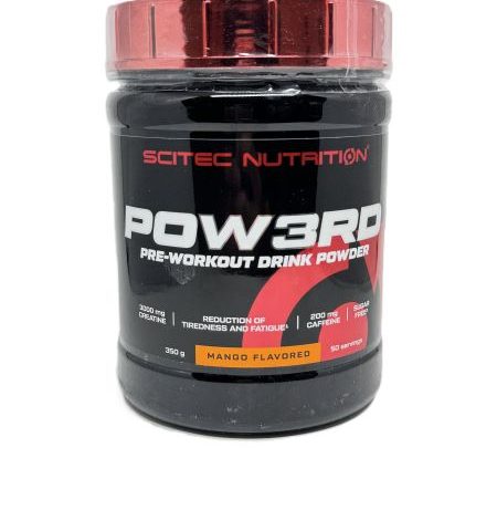 Scitec Nutrition Pow3rd, Mango - 350g