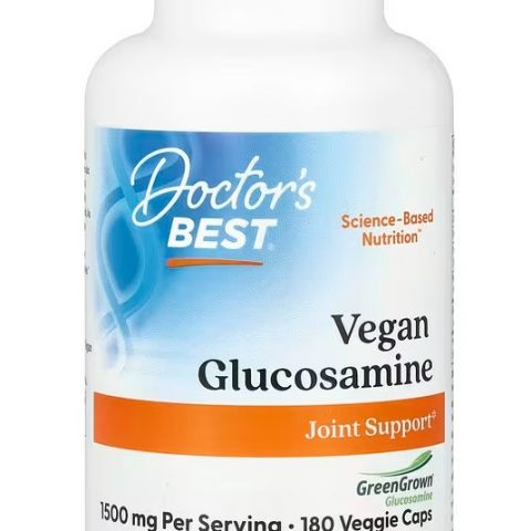 Doctor's Best Vegan Glucosamine with GreenGrown, 1500mg - 180 vcaps