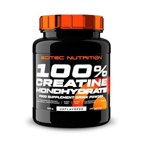 Scitec Nutrition 100% Creatine Monohydrate, Unflavored - 500g