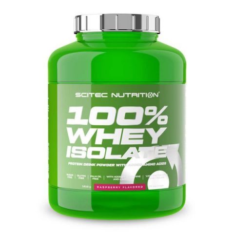 Scitec Nutrition 100% Whey Isolate, Raspberry - 1816g