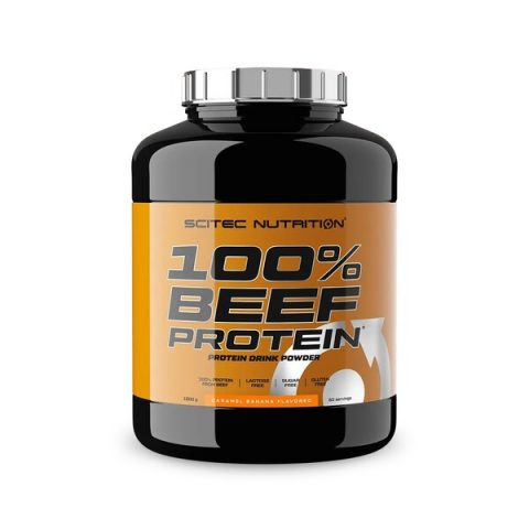 Scitec Nutrition 100% Beef Protein, Caramel Banana - 1800g