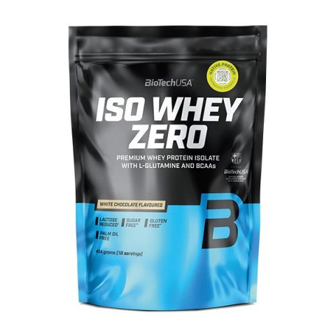BioTechUSA Iso Whey Zero, White Chocolate - 454g